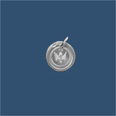 Médaille frappée en argent Colombe – P32 – 15mm