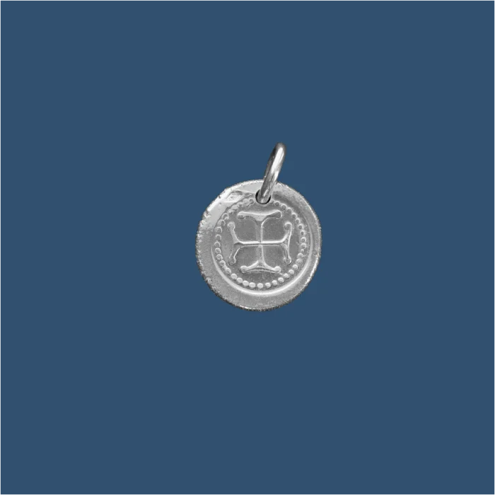 Médaille frappée en argent Croix d’Agnès Sorel – P18 – 15mm