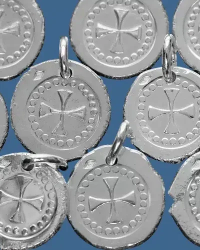 Médaille en argent Croix templiers – P10