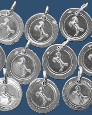 Médaille en argent Cheval cabré