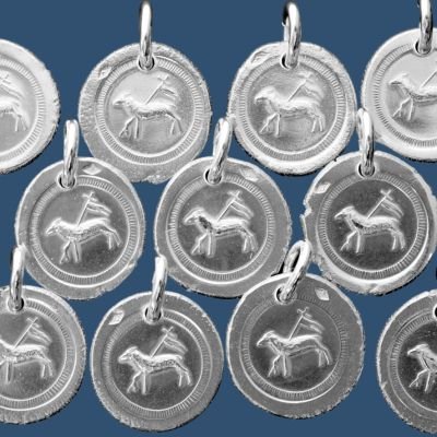 Médaille en argent Agnus Dei