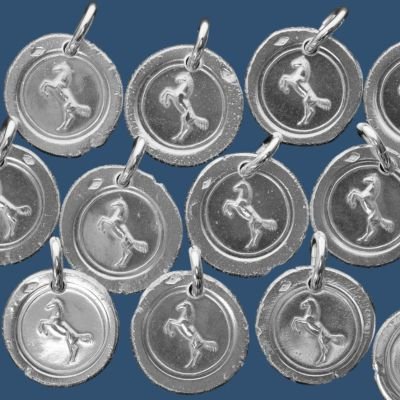 Médaille en argent Cheval cabré
