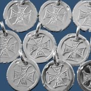 médailles croix templier en argent