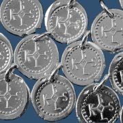 Médaille monogramme de Charlemagne en argent