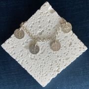 Bracelet médailles personnalisé en argent