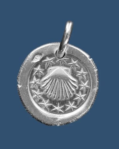 Pendentif Coquille Saint Jacques en argent – P16