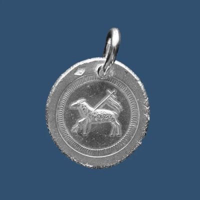 Médaille en argent Agnus Dei